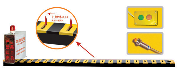 广水V3嵌入式闯岗自动扎胎器/阻车器